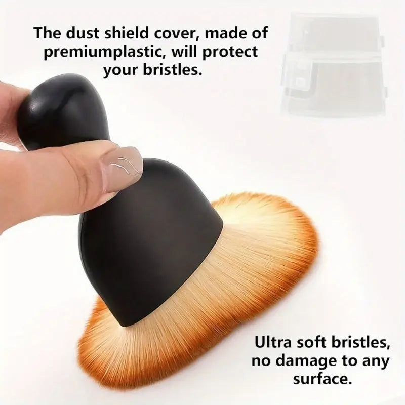 Soft Car Detailing Brushes - Brown (Premium Quality)