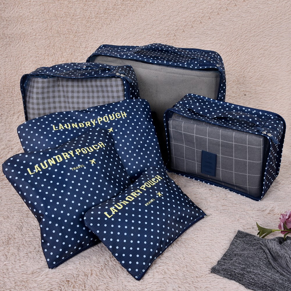 Waterproof Travel Storage Bag - 6 Pcs / Set (Printed)