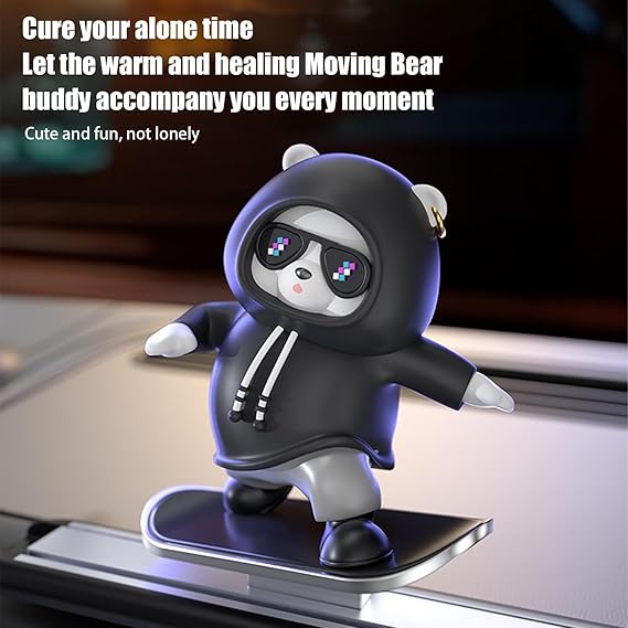 Premium Quality Skateboard Bear Car Dashboard Decoration