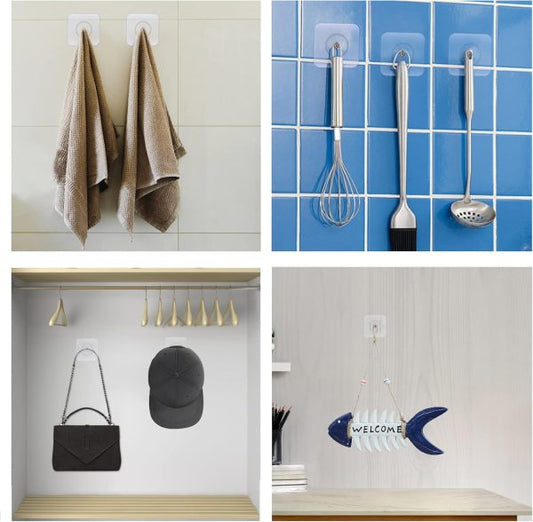 Self Adhesive Hanging Hook Nails (10 Pcs)