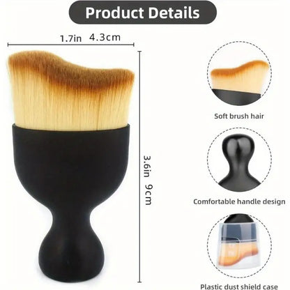 Soft Car Detailing Brushes - Brown (Premium Quality)