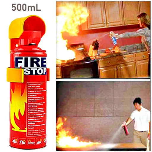 Fire Stop Extinguisher Spray – 500ml Portable Fire Safety Foam