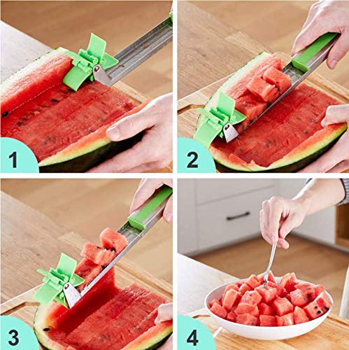 Windmill Watermelon Slicer Cube Cutter