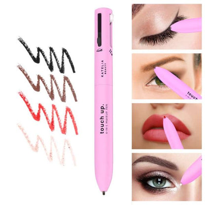 Multi purpose 4 in 1 Waterproof Makeup Pen (eyeliner, brow liner, lip liner, and highlighter)