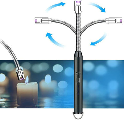 Arc Lighter With Usb Charging | Flameless Windproof | Led Battery Display