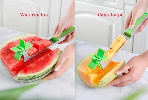 Windmill Watermelon Slicer Cube Cutter