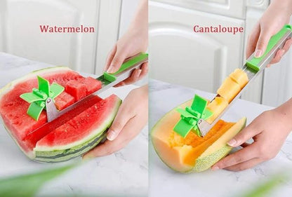 Windmill Watermelon Slicer Cube Cutter