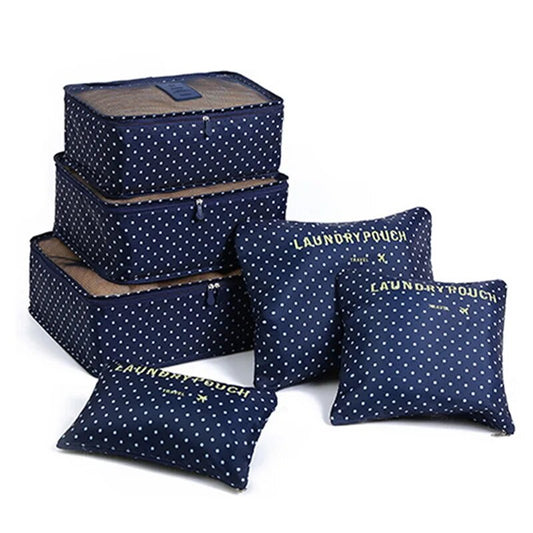 Waterproof Travel Storage Bag  - 6 Pcs / Set (Printed)