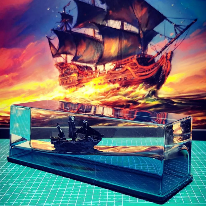 Floating Unsinkable Pirate Ship Decoration (random color)
