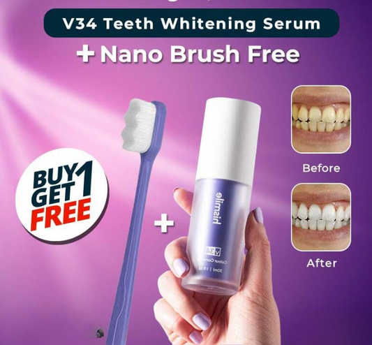 Teeth Brightening Hismile V34 Colour Corrector for teeth whitening + Micro Nano Toothbrush
