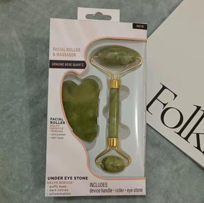 Jade Roller and Gua Sha for Face Lift