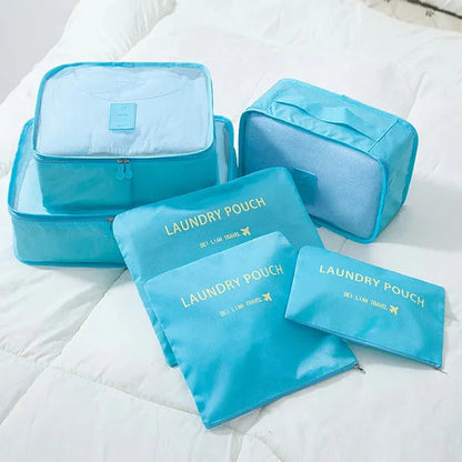 Waterproof Travel Storage Bag  - 6 Pcs / Set