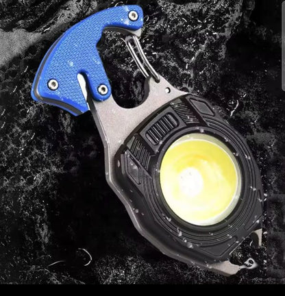 Multifunction Keychain - Usb Rechargeable Flashlight (random Color)