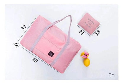 Lightweight Foldable Travel Duffle Bag (Random Color)