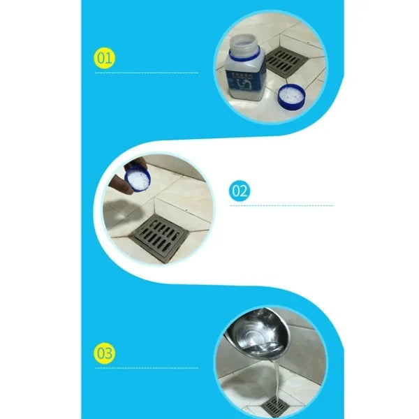 Multipurpose Drain Cleaner – Powerful Pipeline Dredging Agent For Kitchen Sink & Bathroom