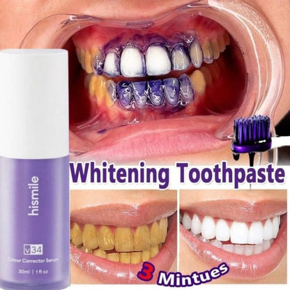 Teeth Brightening Hismile V34 Colour Corrector for teeth whitening + Micro Nano Toothbrush
