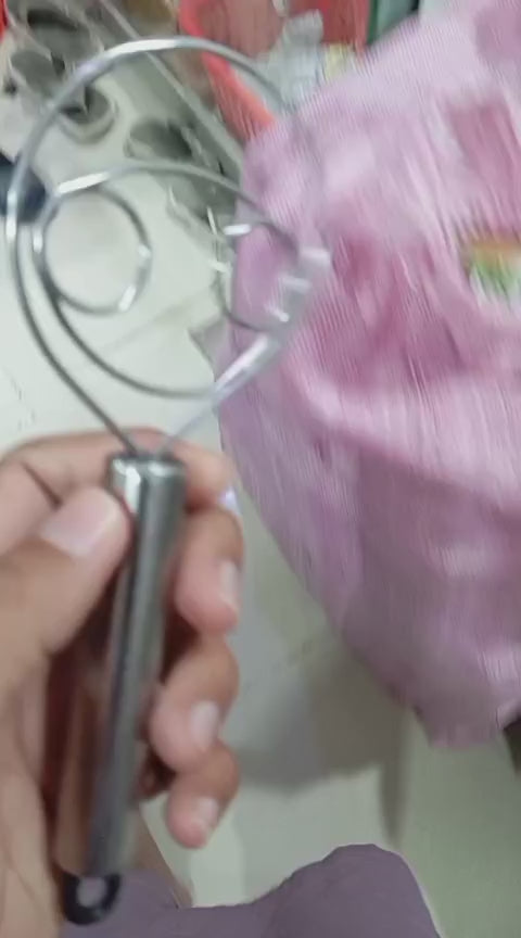 Manual Non Stick Steel Flour Cream Mixer Beater