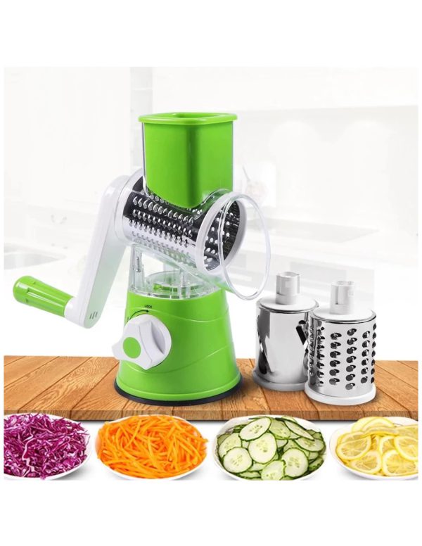 Table Top Drum Grater - Manual Vegetable Drum cutter / Slicer