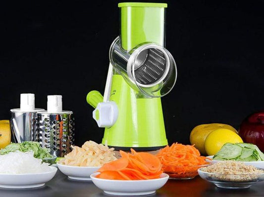 Table Top Drum Grater - Manual Vegetable Drum cutter / Slicer